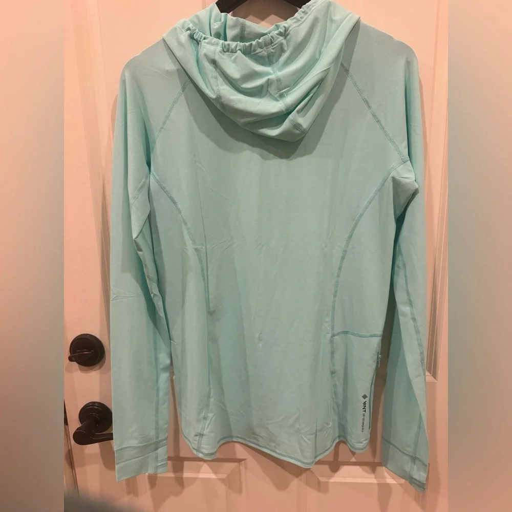 ANETIK Breeze Tech Hoody Seafoam Heather Surf Fish Outdoors $75 - Picture 8 of 11
